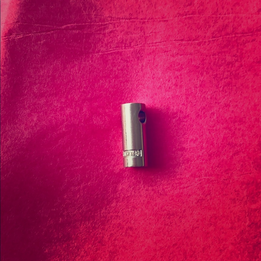 Inox pendant with zircons